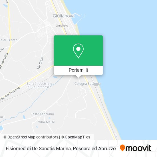 Mappa Fisiomed di De Sanctis Marina