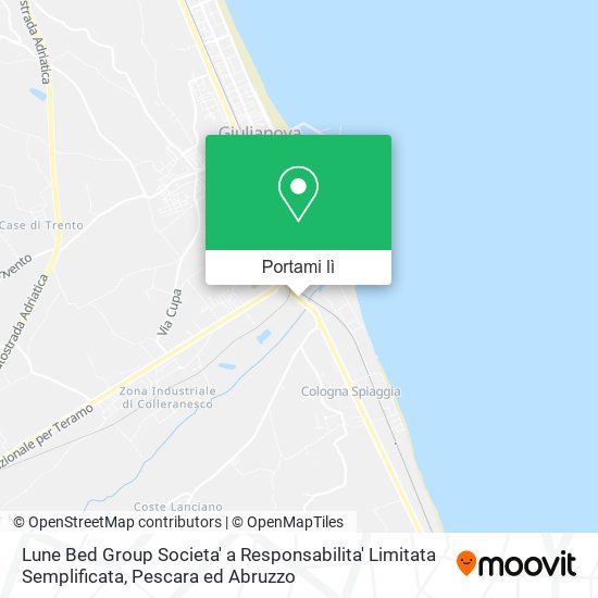Mappa Lune Bed Group Societa' a Responsabilita' Limitata Semplificata