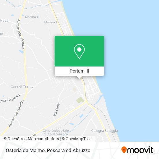 Mappa Osteria da Maimo