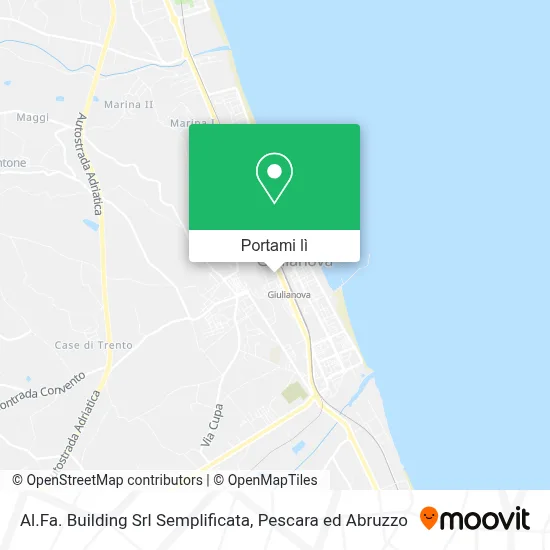 Mappa Al.Fa. Building Srl Semplificata