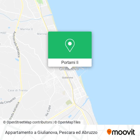 Mappa Appartamento a Giulianova
