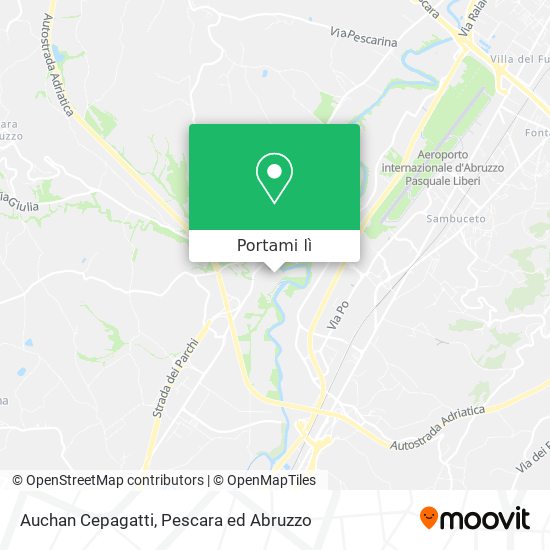Mappa Auchan Cepagatti