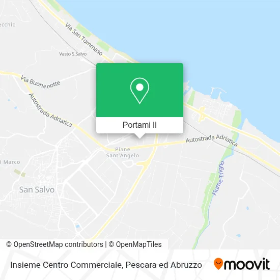 Mappa Insieme Centro Commerciale