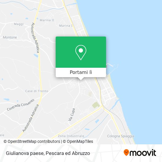 Mappa Giulianova paese