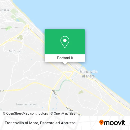 Mappa Francavilla al Mare