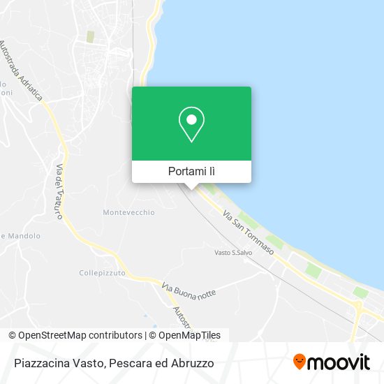 Mappa Piazzacina Vasto