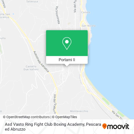 Mappa Asd Vasto Ring Fight Club Boxing Academy