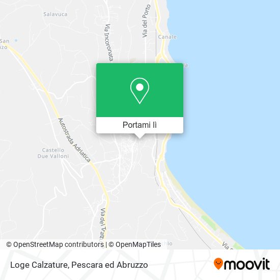 Mappa Loge Calzature