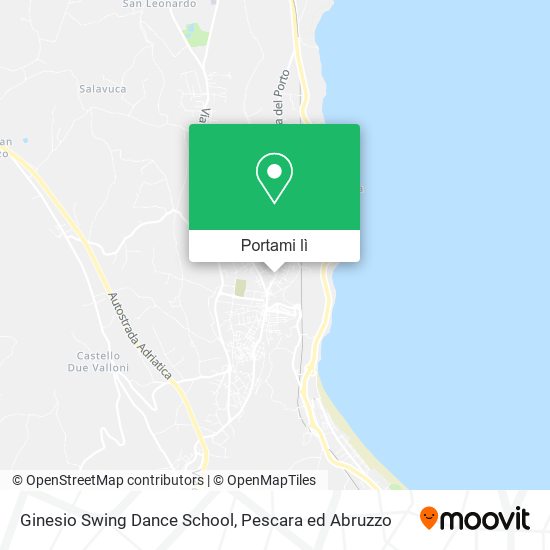 Mappa Ginesio Swing Dance School