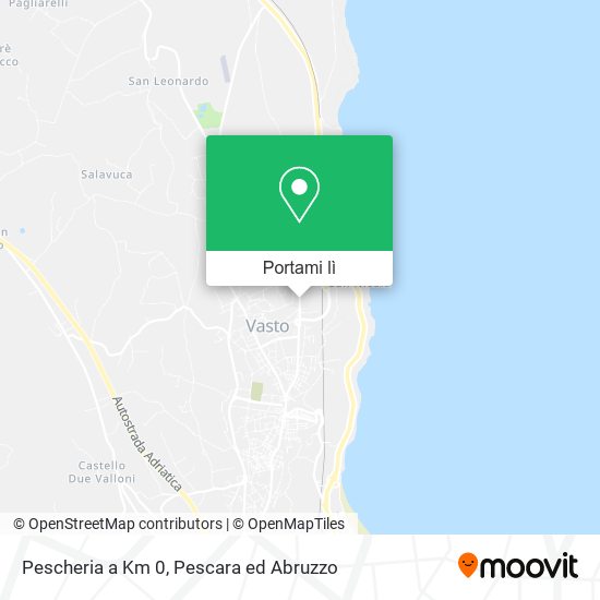 Mappa Pescheria a Km 0