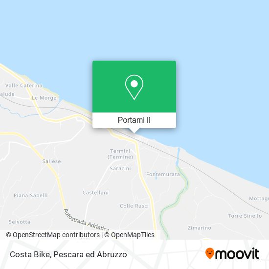 Mappa Costa Bike