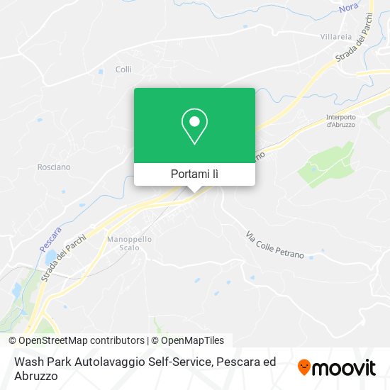 Mappa Wash Park Autolavaggio Self-Service
