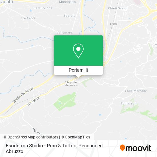 Mappa Esoderma Studio - Pmu & Tattoo