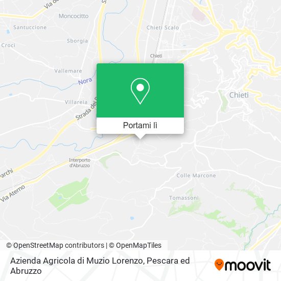 Mappa Azienda Agricola di Muzio Lorenzo