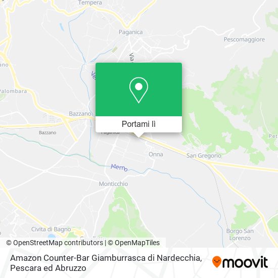 Mappa Amazon Counter-Bar Giamburrasca di Nardecchia
