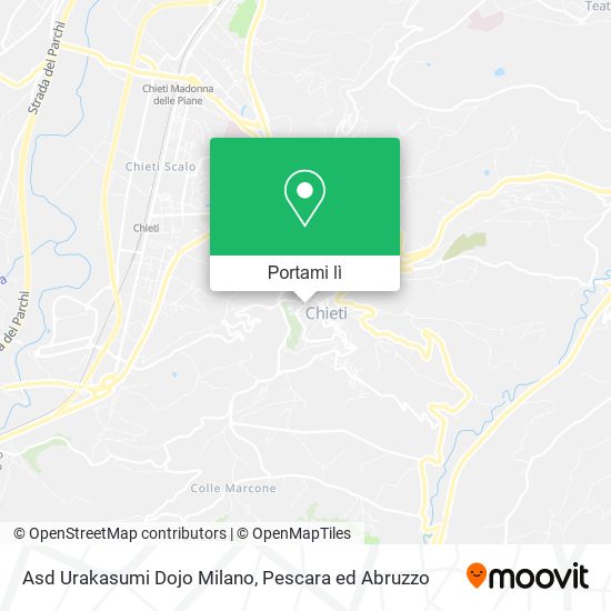 Mappa Asd Urakasumi Dojo Milano