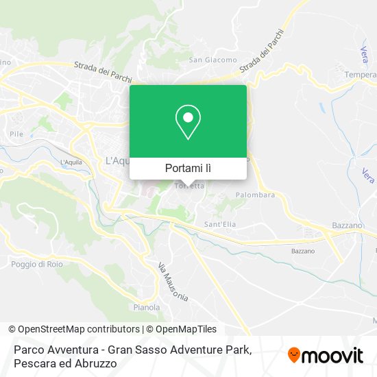 Mappa Parco Avventura - Gran Sasso Adventure Park