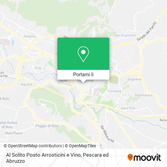 Mappa Al Solito Posto Arrosticini e Vino