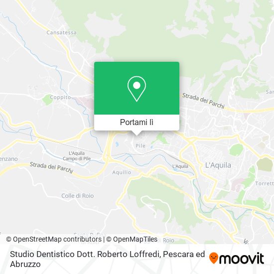 Mappa Studio Dentistico Dott. Roberto Loffredi