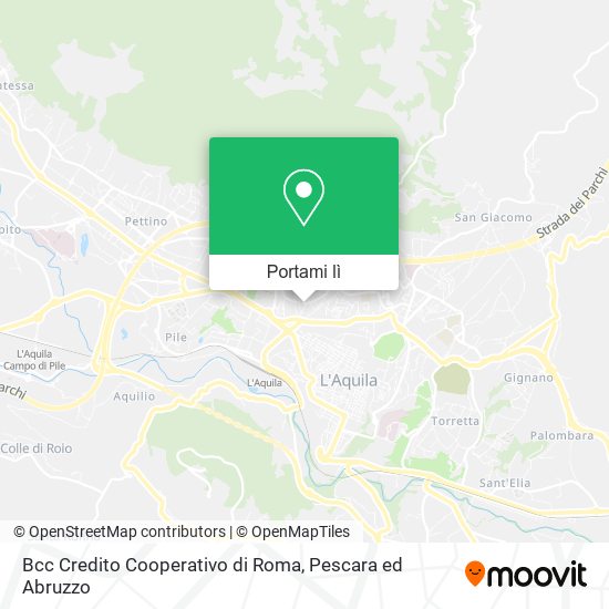 Mappa Bcc Credito Cooperativo di Roma