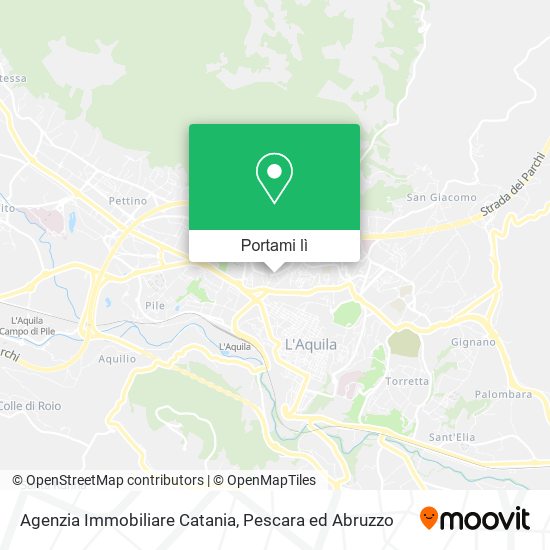 Mappa Agenzia Immobiliare Catania