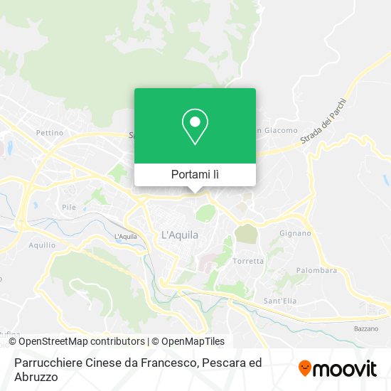 Mappa Parrucchiere Cinese da Francesco