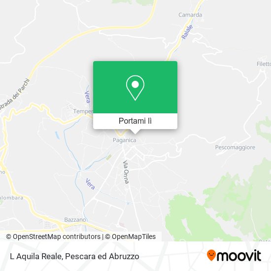 Mappa L Aquila Reale
