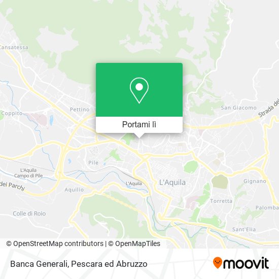 Mappa Banca Generali