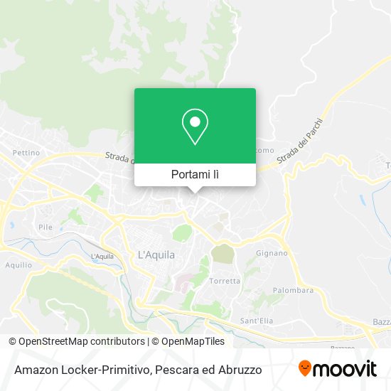 Mappa Amazon Locker-Primitivo
