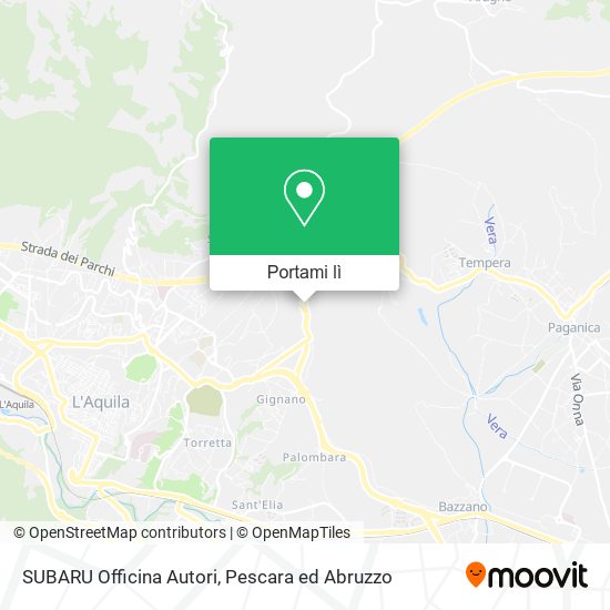 Mappa SUBARU Officina Autori