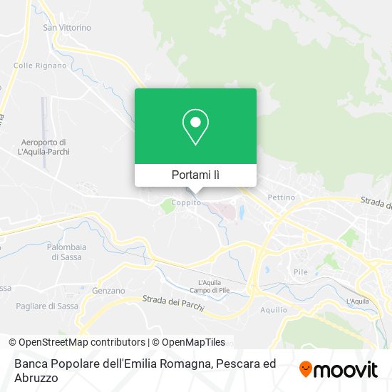 Mappa Banca Popolare dell'Emilia Romagna