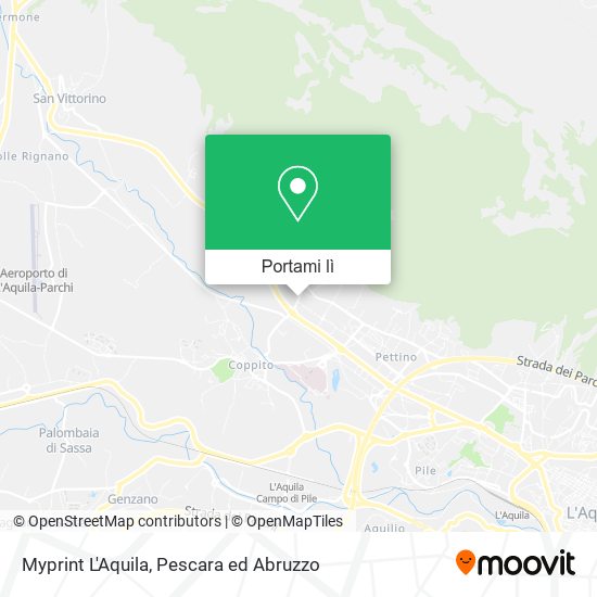 Mappa Myprint L'Aquila