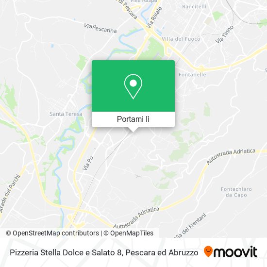 Mappa Pizzeria Stella Dolce e Salato 8