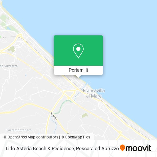 Mappa Lido Asteria Beach & Residence