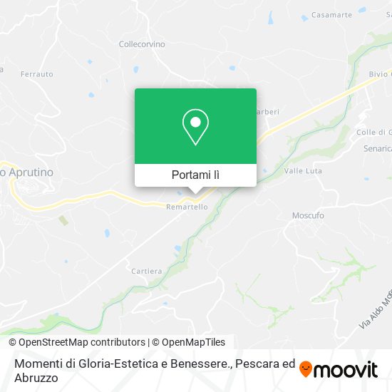 Mappa Momenti di Gloria-Estetica e Benessere.
