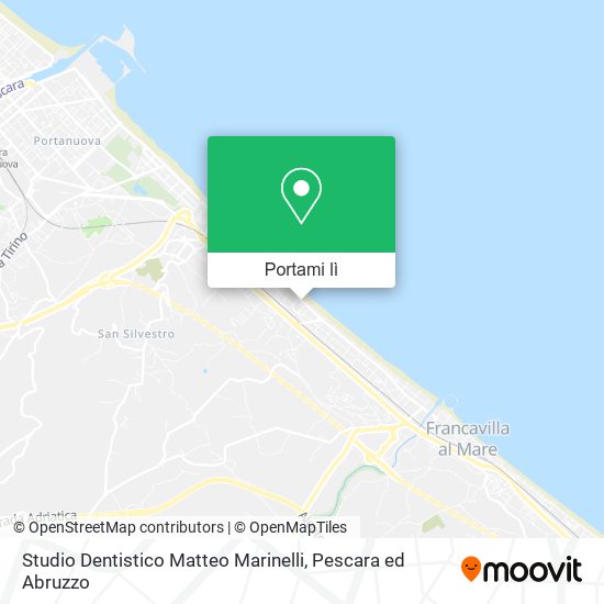 Mappa Studio Dentistico Matteo Marinelli