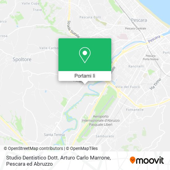 Mappa Studio Dentistico Dott. Arturo Carlo Marrone
