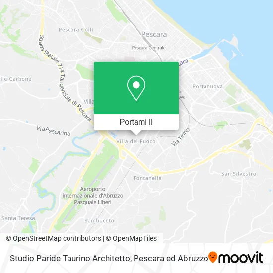 Mappa Studio Paride Taurino Architetto