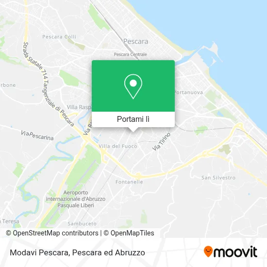 Mappa Modavi Pescara