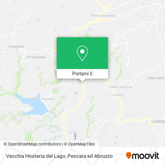 Mappa Vecchia Hosteria del Lago