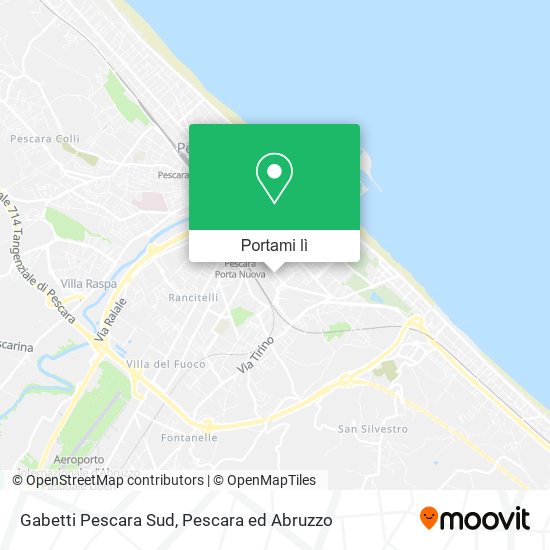 Mappa Gabetti Pescara Sud