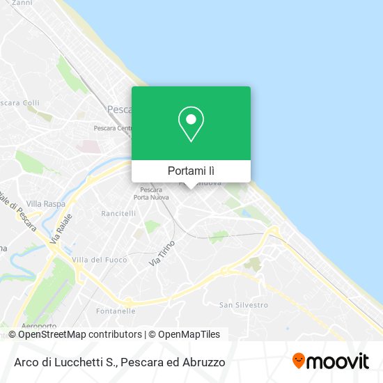 Mappa Arco di Lucchetti S.