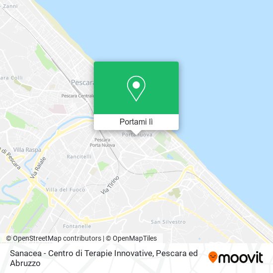 Mappa Sanacea - Centro di Terapie Innovative