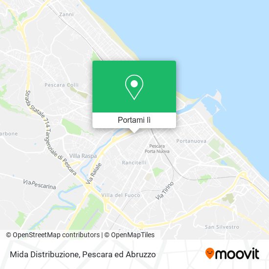 Mappa Mida Distribuzione