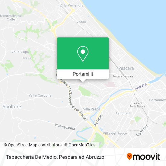 Mappa Tabaccheria De Medio