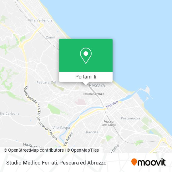 Mappa Studio Medico Ferrati