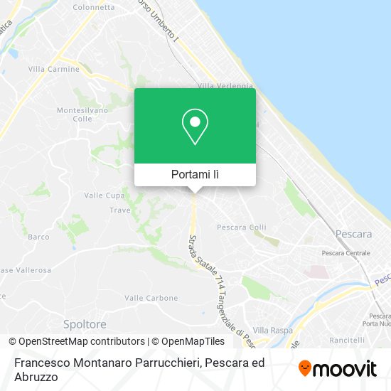 Mappa Francesco Montanaro Parrucchieri