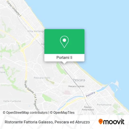 Mappa Ristorante Fattoria Galasso