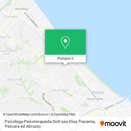 Mappa Psicologa-Psicoterapeuta Dott.ssa Elisa Tracanna