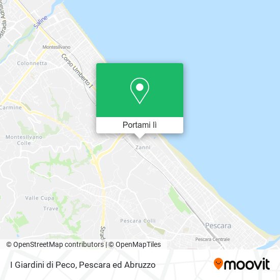 Mappa I Giardini di Peco